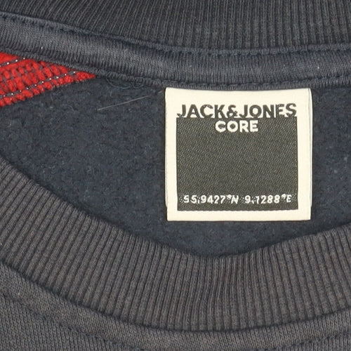 Jack & Jones Men's XL Blue Pullover Jumper