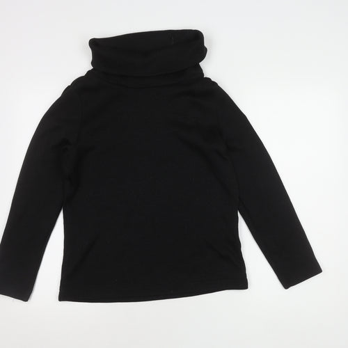 Regatta Women's Black Roll Neck Jumper, Size 10