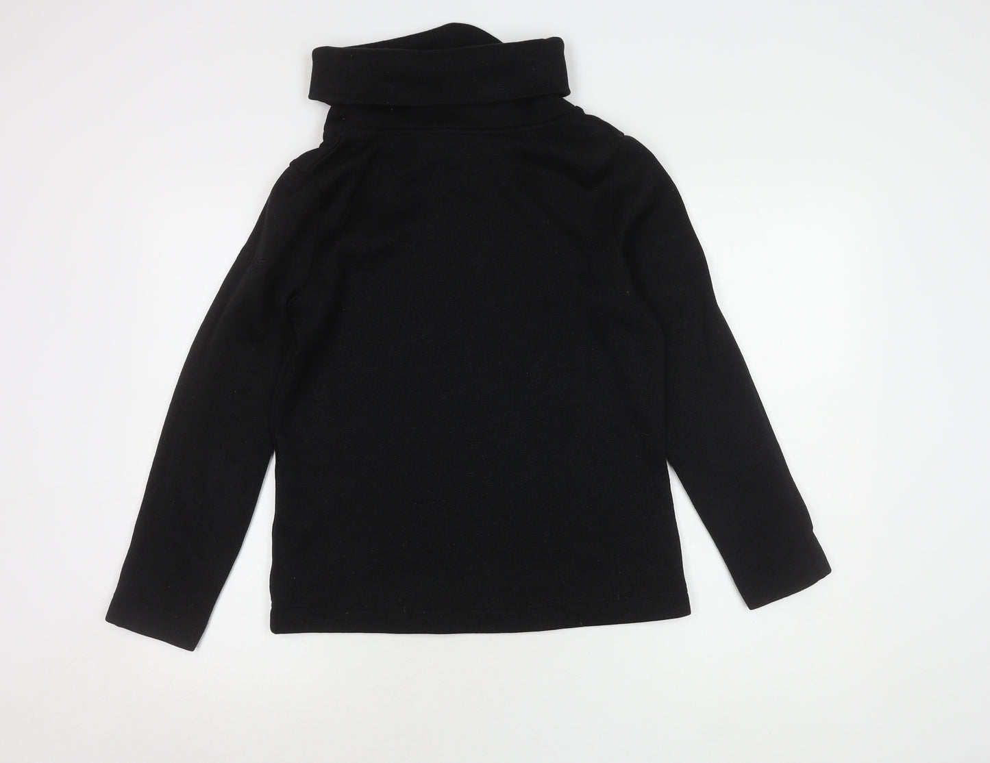 Regatta Women's Black Roll Neck Jumper, Size 10