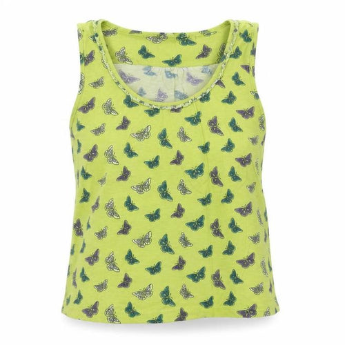 Laura Ashley Women's Green Butterfly Tank Top Size 10