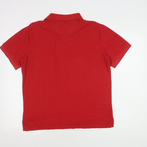 New Balance Men's Red Polo, Size S, Short Sleeve