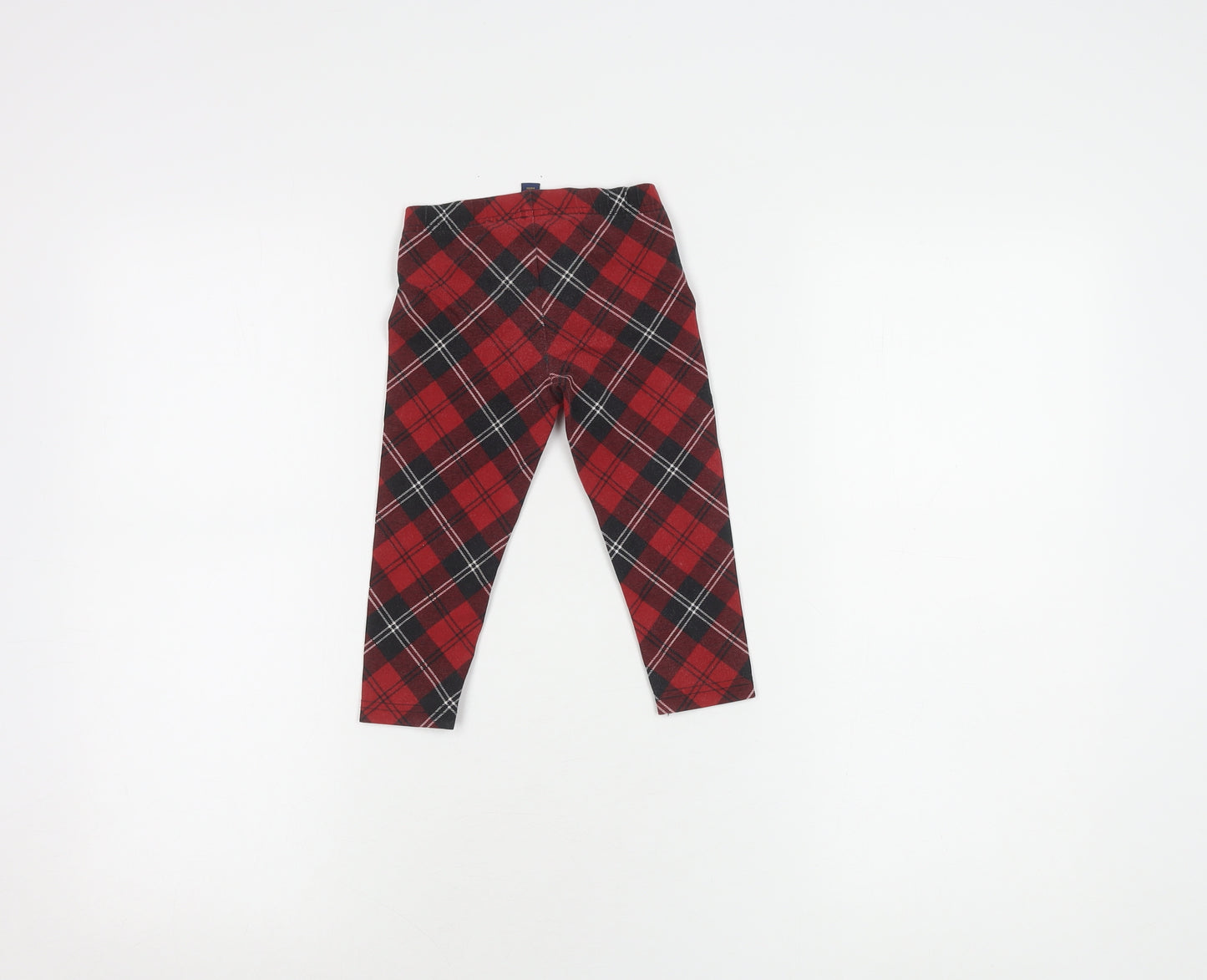 Ralph Lauren Red Plaid Baby Leggings 24 Months