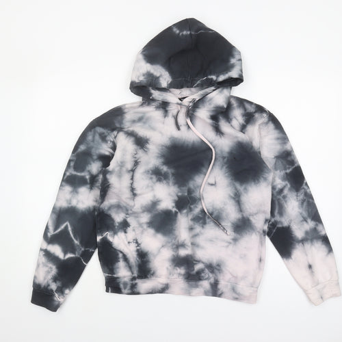 Boohoo Women's Multicoloured Tie-Dye Hoodie Size 8