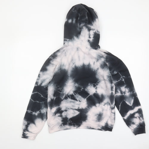 Boohoo Women's Multicoloured Tie-Dye Hoodie Size 8