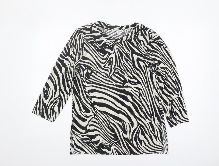 Marks and Spencer Women’s Multicoloured Animal Print Top Size 8