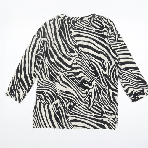 Marks and Spencer Women’s Multicoloured Animal Print Top Size 8