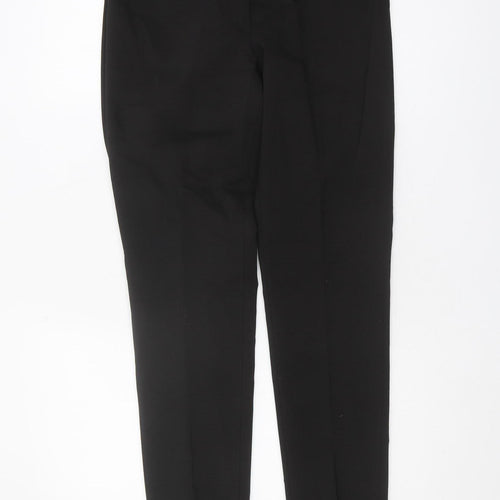 H&M Women's Black Size 8 Flat Front Trousers