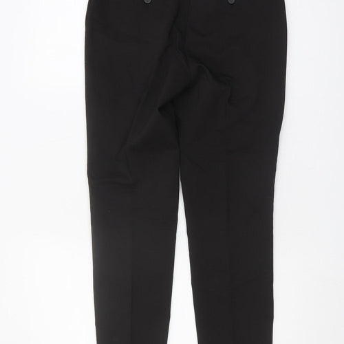 H&M Women's Black Size 8 Flat Front Trousers