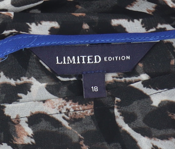 Marks and Spencer Women's Animal Print Blouse Size 18
