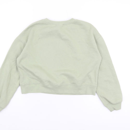 New Look Girls Green Graphic Sweatshirt 10-11 Years Pullover