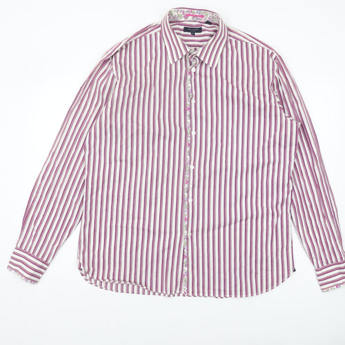 Ted Baker Men's Multicoloured Striped Button-Up Shirt