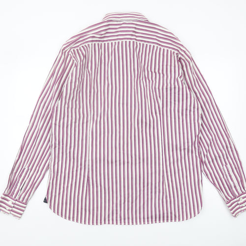 Ted Baker Men's Multicoloured Striped Button-Up Shirt