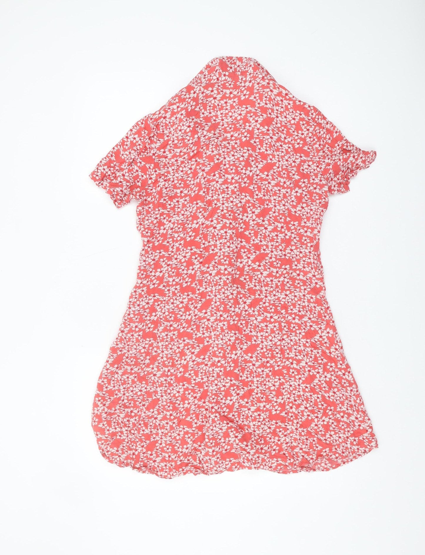 Jacqueline de Yong Women's Red Floral Shirt Dress