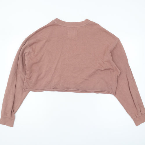 STR Women's Pink Pullover Sweatshirt M