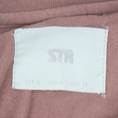STR Women's Pink Pullover Sweatshirt M