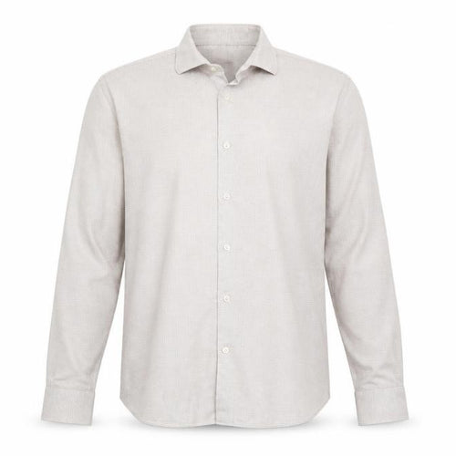 Moss London Men's Beige Slim Fit Check Shirt Size 16