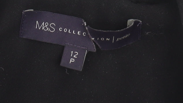 Marks and Spencer Women’s Black Trench Coat, Size 12