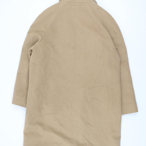 Marks and Spencer Women's Beige Wool Blend Overcoat