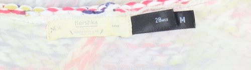 Bershka Women's Multicoloured Knit Tank Top M