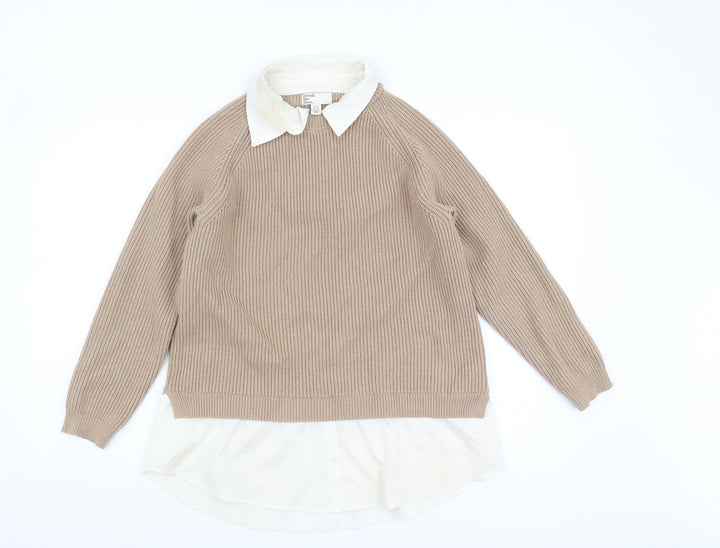 Friends Like These Women’s Beige Pullover Jumper Size 12