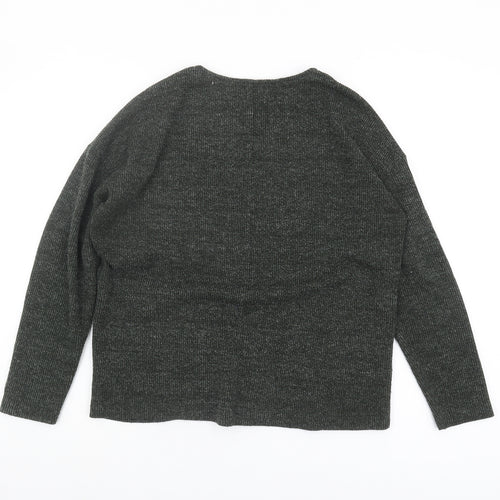 Next Women's Black V-Neck Pullover Jumper Size 12