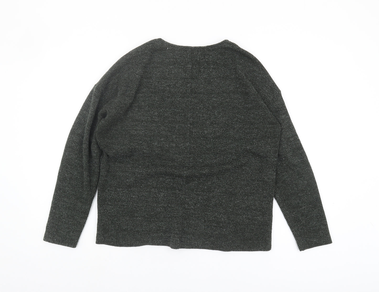 Next Women's Black V-Neck Pullover Jumper Size 12