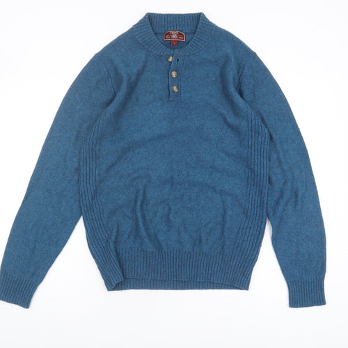 Next Women's Blue Henley Jumper Size S