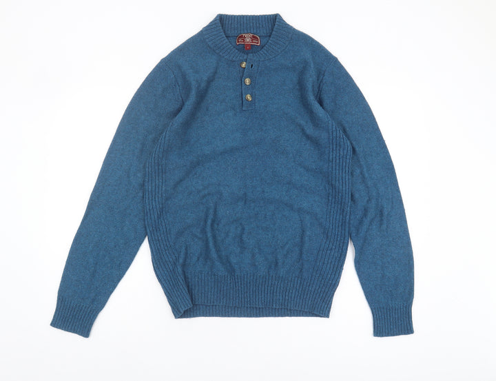 Next Women's Blue Henley Jumper Size S