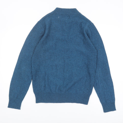 Next Women's Blue Henley Jumper Size S