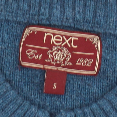 Next Women's Blue Henley Jumper Size S