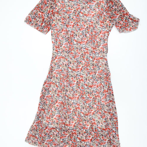 Autonomy Women's Floral Print Dress Size 10 Multicoloured