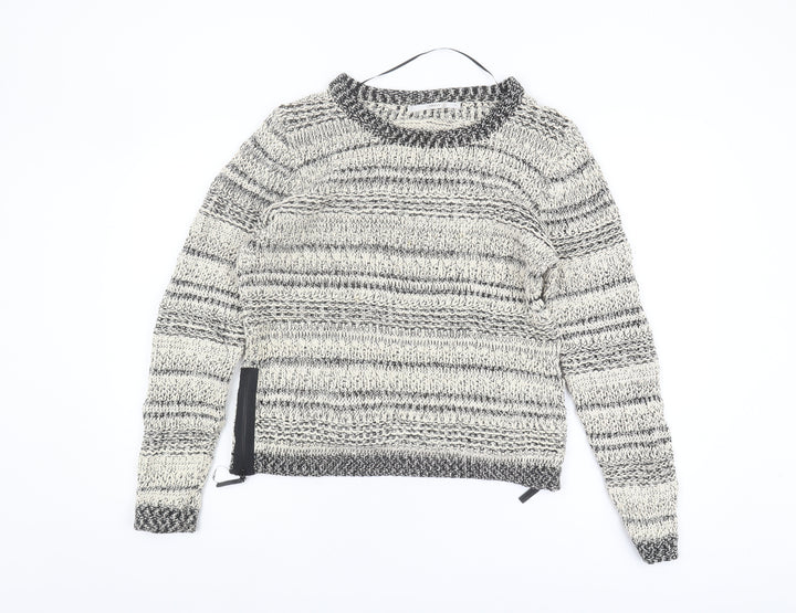 TRULY Women's Multicoloured Chunky Knit Pullover XL