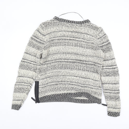 TRULY Women's Multicoloured Chunky Knit Pullover XL