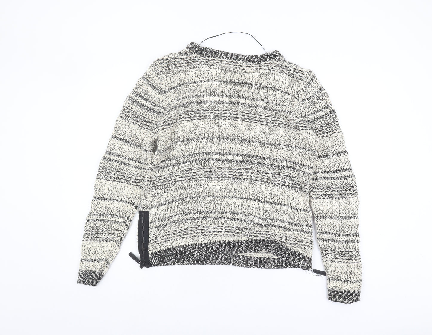 TRULY Women's Multicoloured Chunky Knit Pullover XL