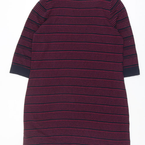 Marks and Spencer Women's Multicoloured Striped Dress, Size 18