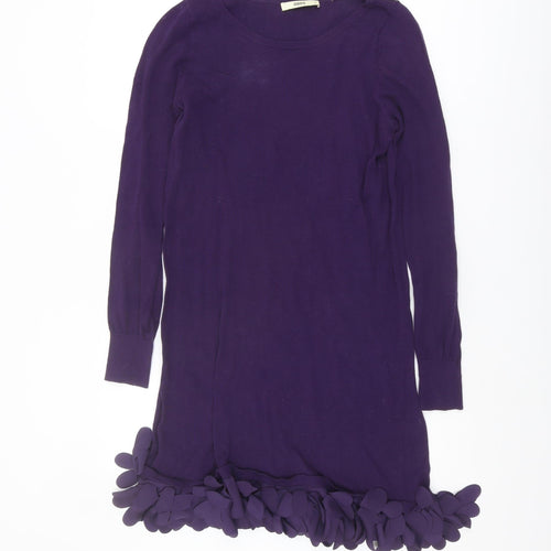 Oasis Women's Purple Shift Dress Size 8