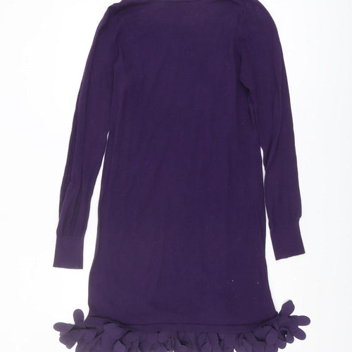 Oasis Women's Purple Shift Dress Size 8