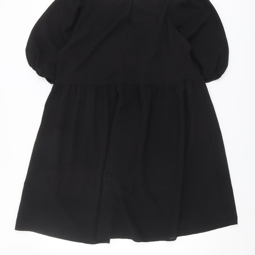 ASOS DESIGN Women's Black Shift Dress Size 10