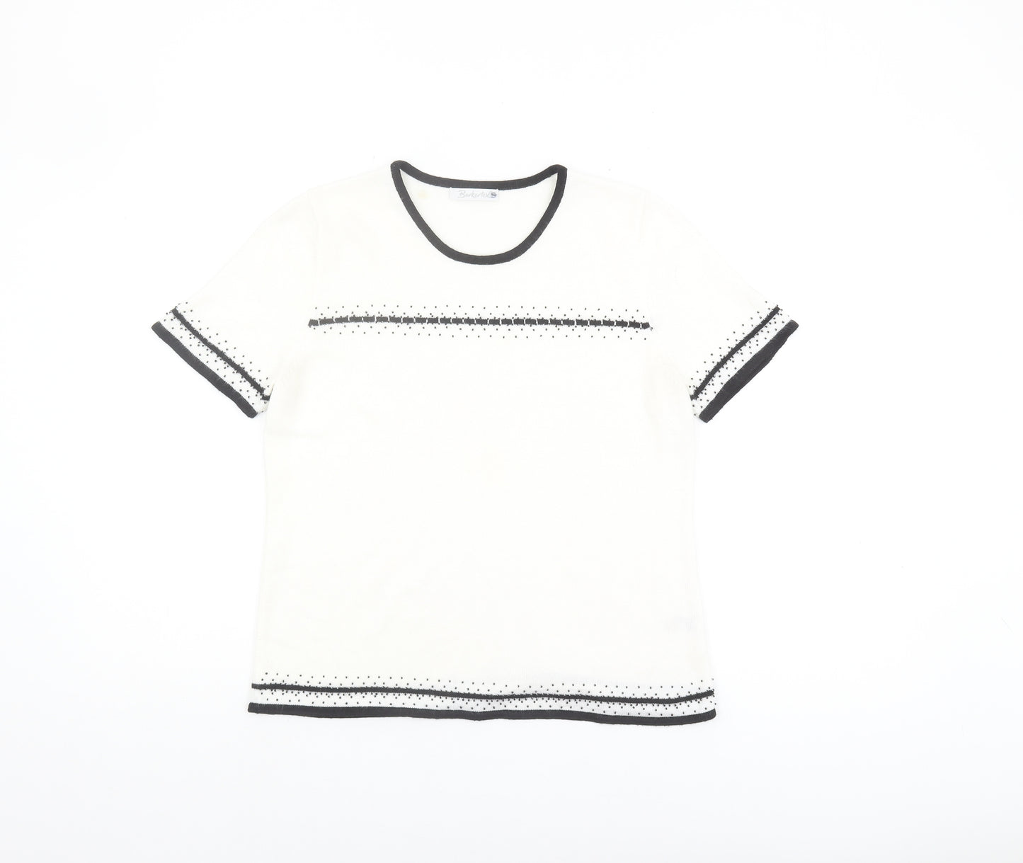 Berketex Women's Ivory Crew Neck Jumper Size 14