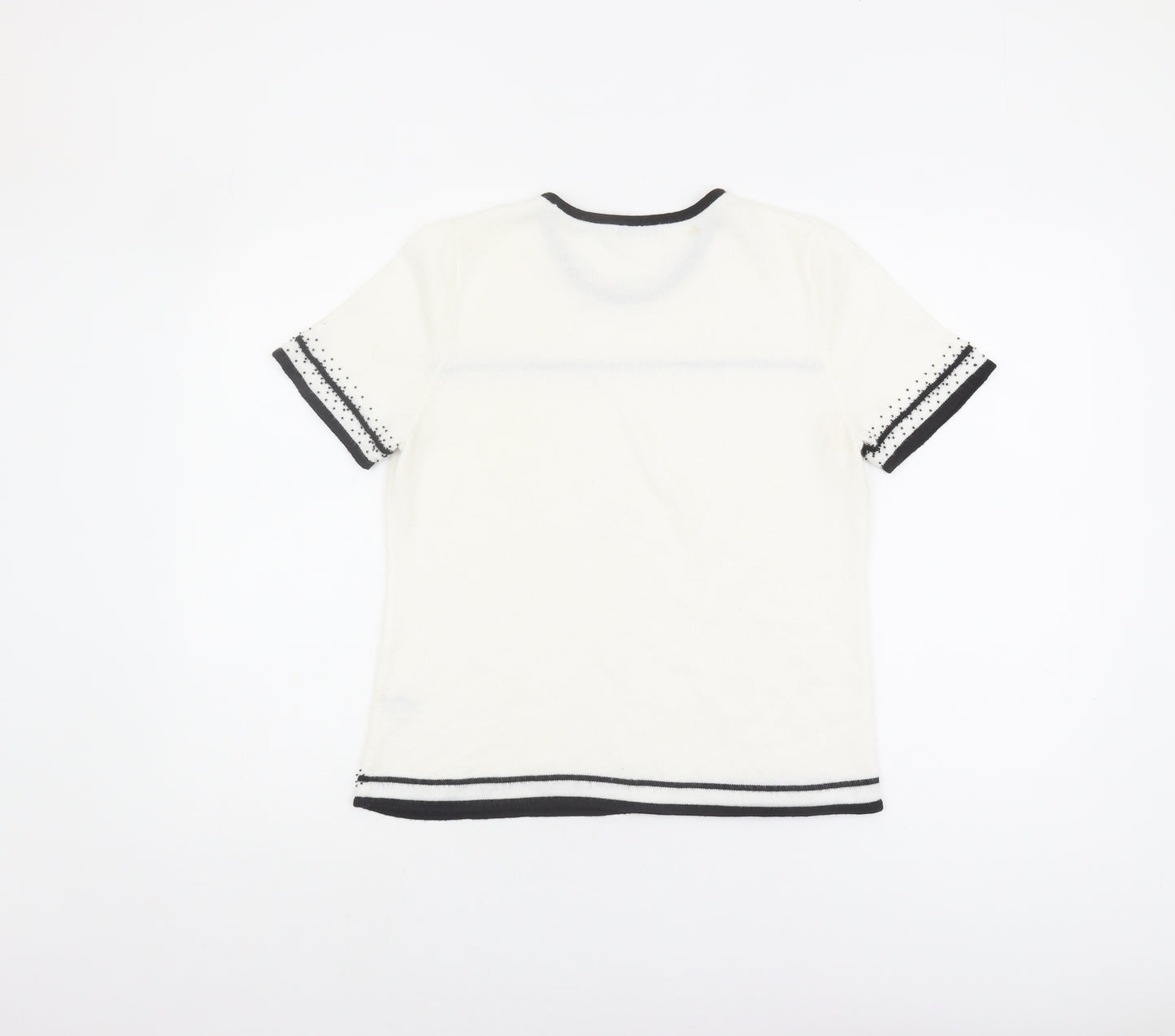 Berketex Women's Ivory Crew Neck Jumper Size 14