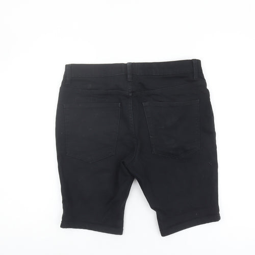 Next Men's Black Chino Shorts, Size 32, Slim Fit