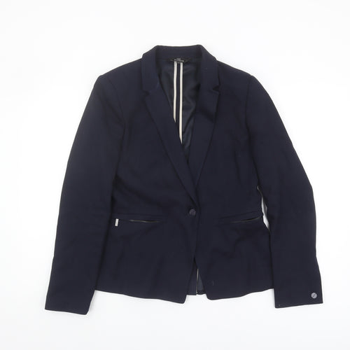 Next Women's Blue Blazer, Size 12, Regular Fit