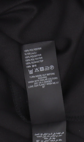 Debenhams Women's Black V-Neck Midi A-Line Dress