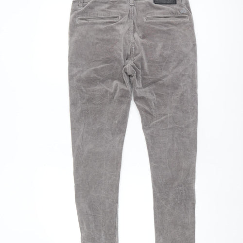 Bee Inspired Men's Grey Corduroy Trousers Size 32