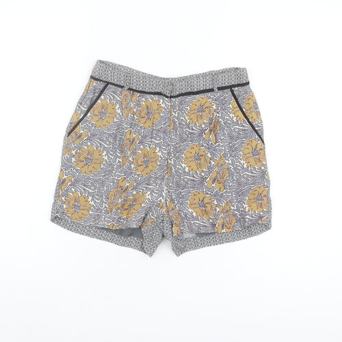 Topshop Women's Multicoloured Floral Shorts Size 8