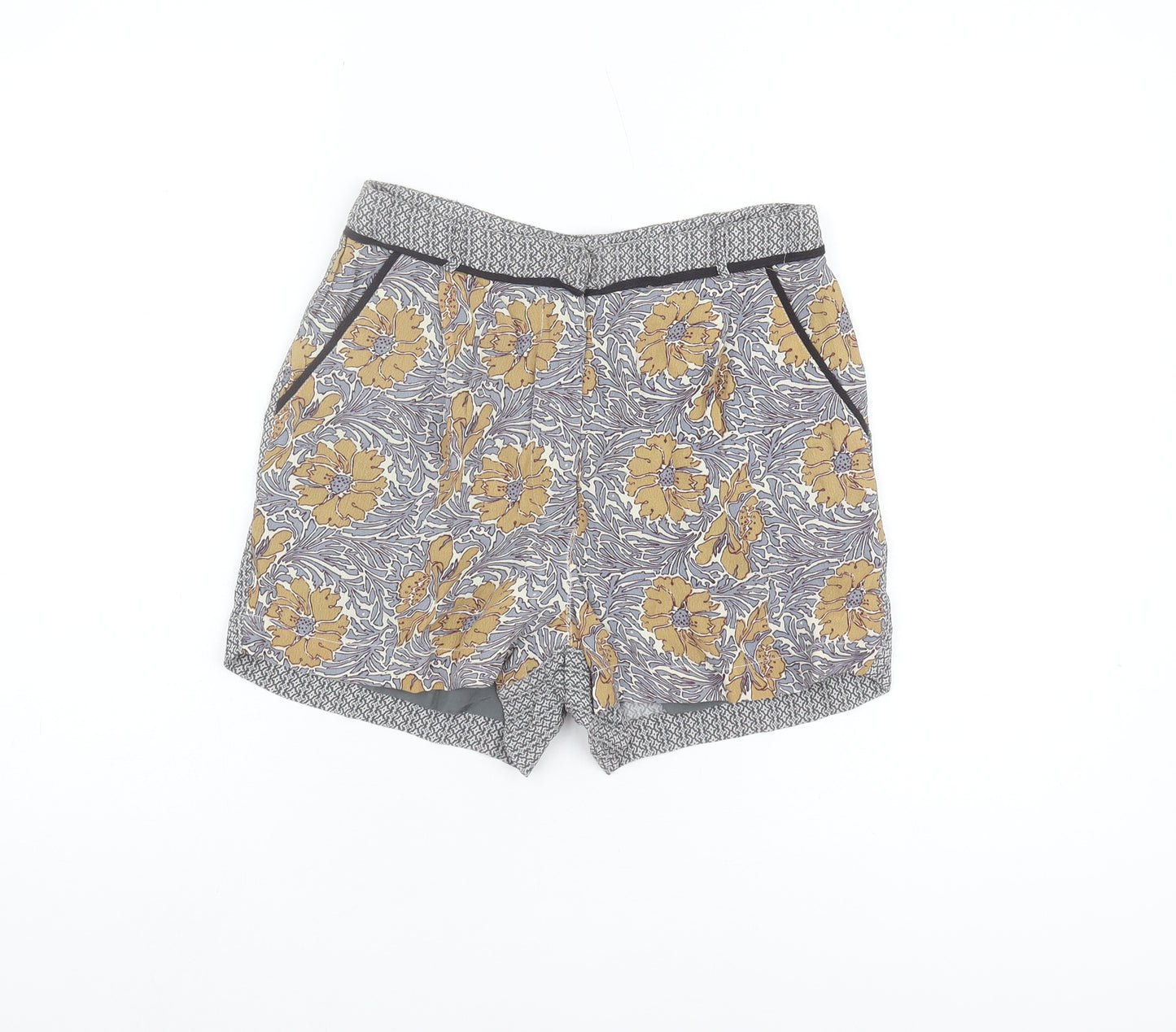 Topshop Women's Multicoloured Floral Shorts Size 8