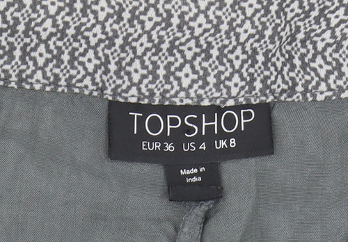 Topshop Women's Multicoloured Floral Shorts Size 8