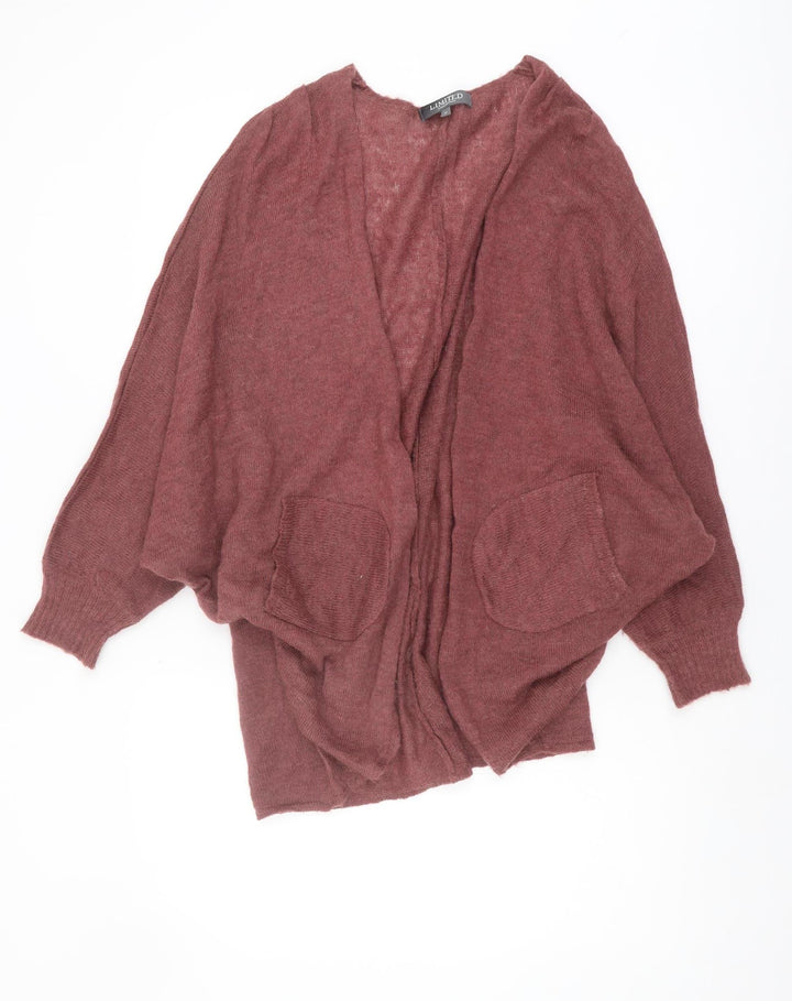 Marks & Spencer Women's Red Open Front Cardigan Size M