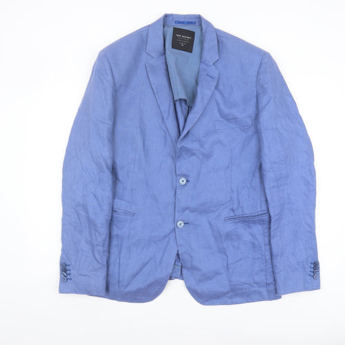 Top Secret Men's Blue Blazer UK 44 Slim Fit Jacket