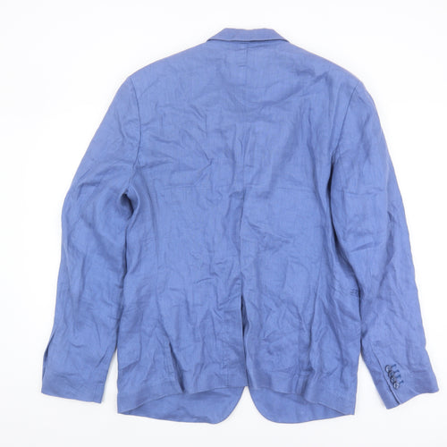 Top Secret Men's Blue Blazer UK 44 Slim Fit Jacket